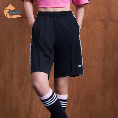 Adidas/阿迪达斯正品三叶草女士日常宽松日常通勤休闲短裤KU4754