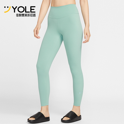 耐克女士高腰九分紧身裤