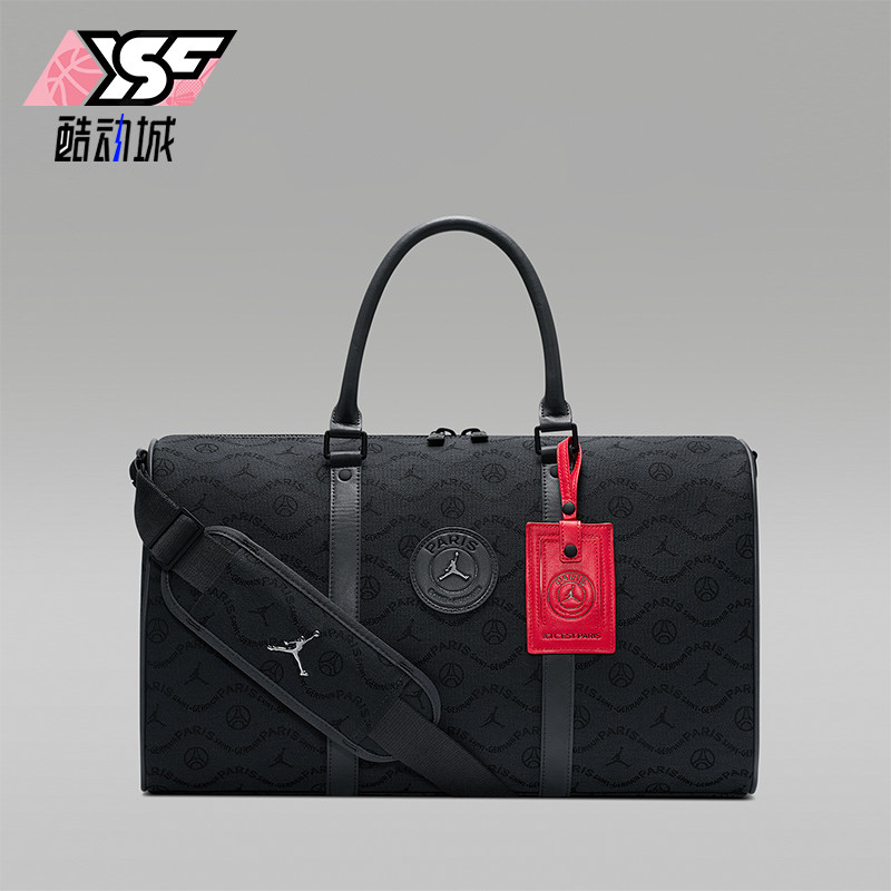 Nike/耐克正品JORDAN新款男煤黑红色旅经典休闲行李包IQ3208-060