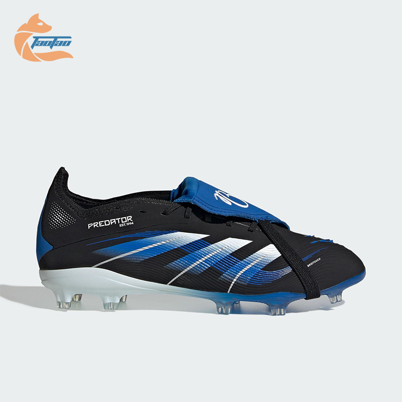 Adidas/阿迪达斯正品2025大童低帮翻折鞋舌款运动足球鞋JR1754