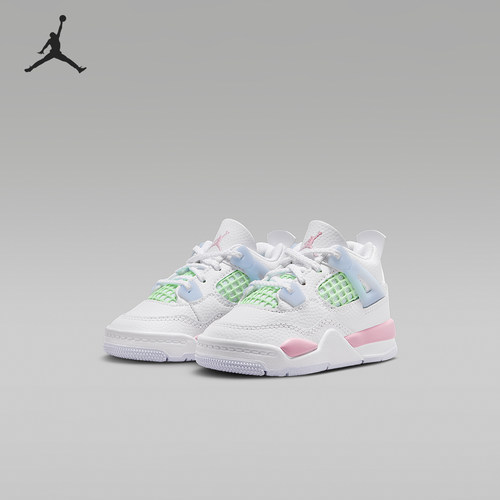 Nike/耐克正品Air Jordan 4婴童耐磨中帮篮球鞋BQ7670-160