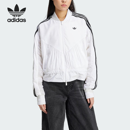 Adidas/阿迪达斯正品新款女士宽松透气立领夹克外套JZ6769