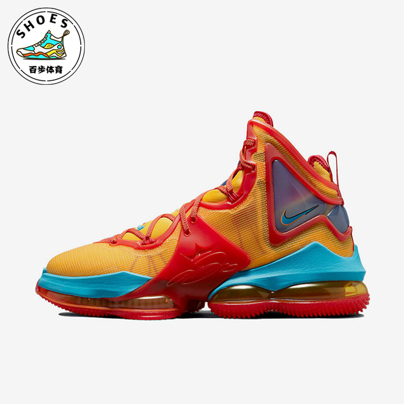 Nike/耐克正品LEBRON 19男士气垫时尚中帮篮球鞋DC9338-800