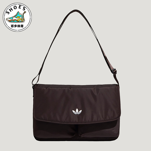 Adidas/阿迪达斯正品三叶草男女日常时尚经典休闲斜挎包KT7417