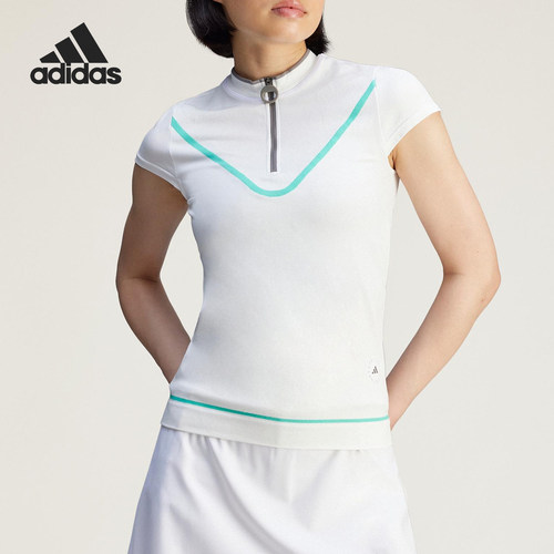 Adidas/阿迪达斯正品2025夏季款女士透气运动训练T恤JI5228