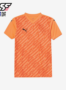 Puma/彪马正品ULTIMATE排汗短袖T恤男橙色经典训练鞋705371-21