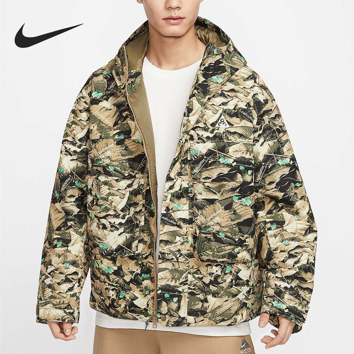 Nike/耐克正品2025新款男士户外运动保暖连帽棉服HJ2488-297,运动服/休闲服装,运动棉衣,淘宝优惠券,粉丝福利购,淘宝优惠卷