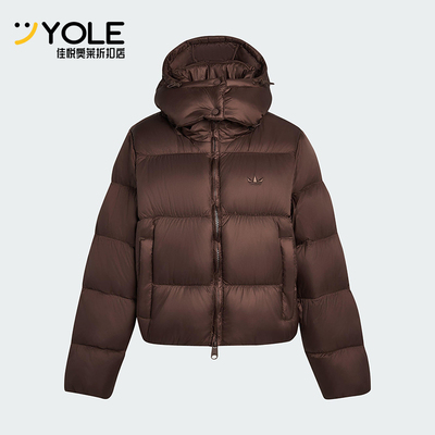 Adidas/阿迪达斯正品三叶草女士运动时尚复古保暖羽绒服KG4904