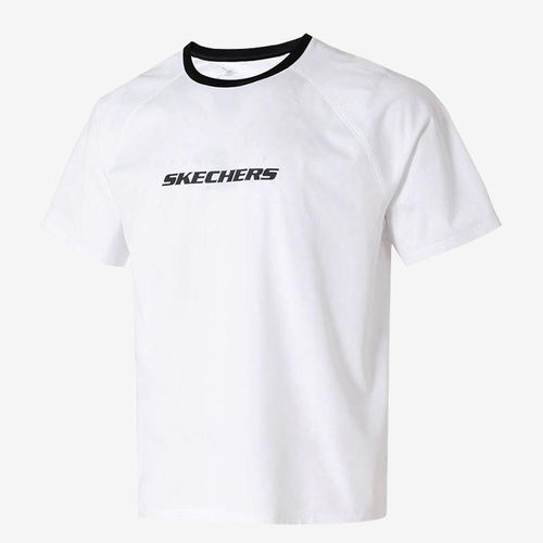 Skechers斯凯奇正品儿童款时尚运动透气短袖T恤P225U118-0019