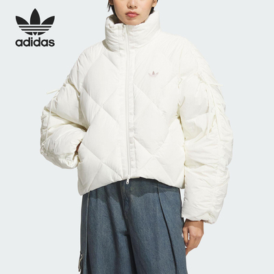 Adidas/阿迪达斯正品三叶草女士运动立领时尚保暖羽绒服KC2611