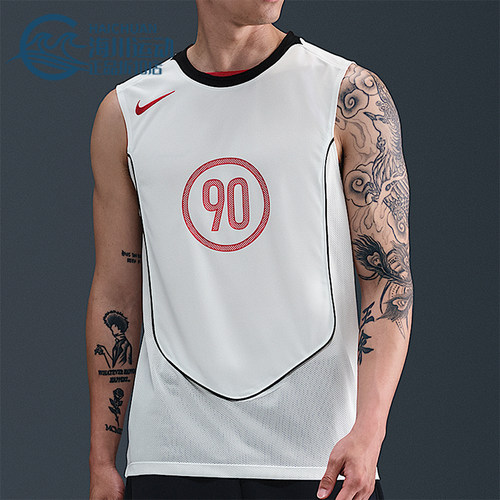 Nike/耐克正品Dri-FIT男士透气足球训练无袖运动背心HV1181-133 - 封面