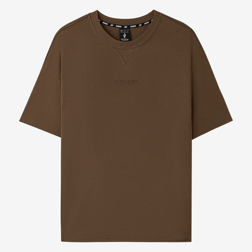 Skechers斯凯奇正品儿童款SS25宽松时尚短袖T恤L225U127-05HT