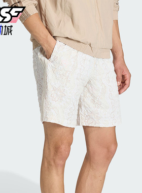 Adidas/阿迪达斯正品PRINTED SEERSUCKER 男士经典宽松短裤KX1229
