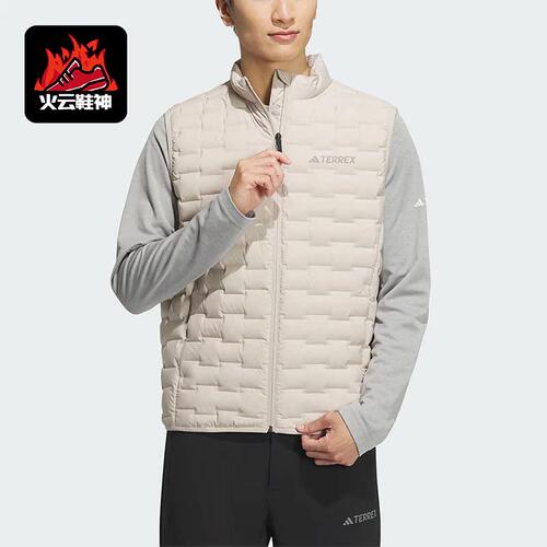 阿迪达斯正品男子羽绒马甲