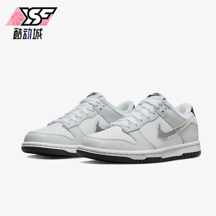 耐克正品 DV3033 Dunk GS女子大童耐磨皮革低帮板鞋 001 Low Nike