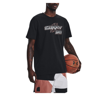 UA/安德玛正品CURRY 30 HEAVYWEIGHT SS男士印花短袖1376808-001