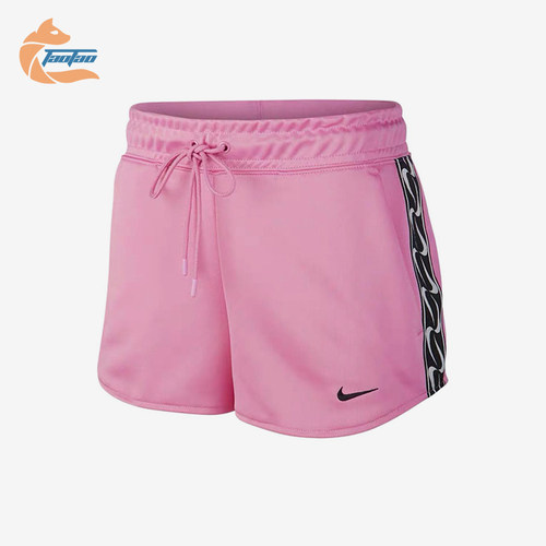 Nike/耐克正品刺绣抽绳系带运动直筒休闲舒适短裤CJ6318-610