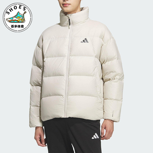 宽松经典 Adidas 男士 冬季 立领保暖运动羽绒服KQ5498 阿迪达斯正品