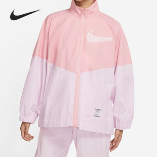 Nike/耐克正品女子宽松棉质帆布运动夹克外套DN1477-630