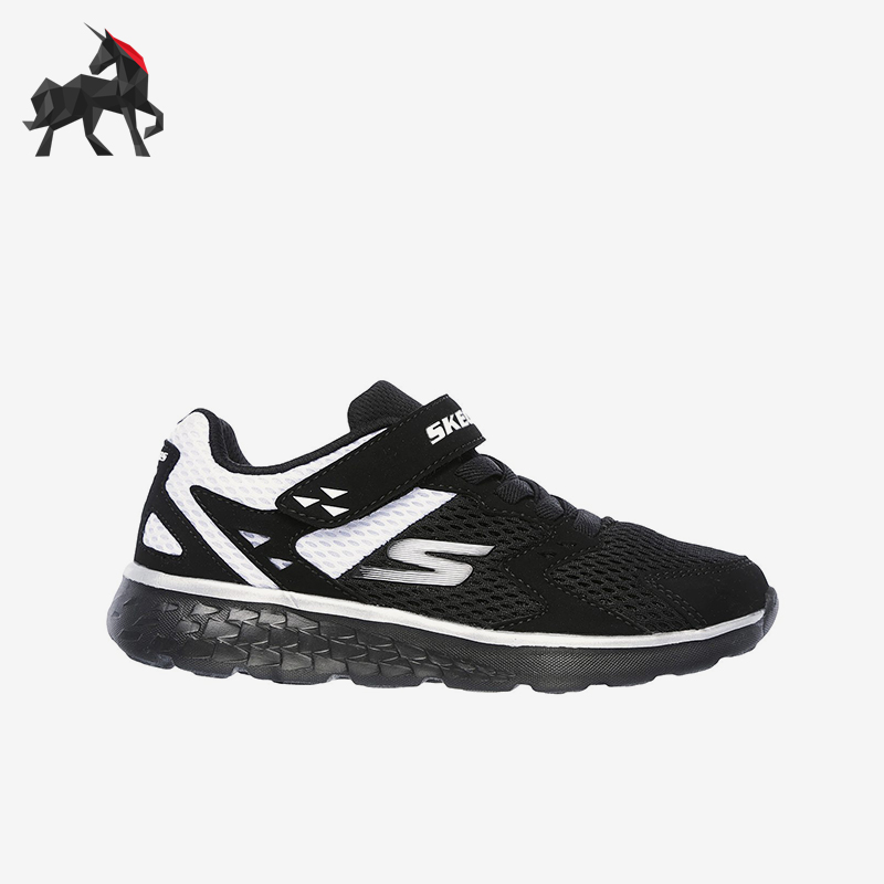 Skechers/斯凯奇正品男童柔软透气缓震魔术贴运动跑步鞋