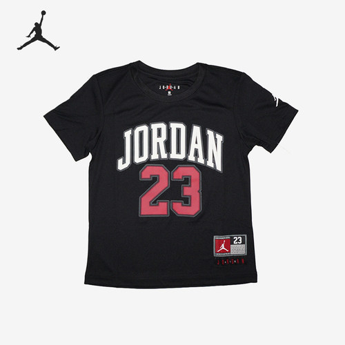 Nike/耐克正品Jordan小童圆领肤简约印花短袖T恤HM9254-010