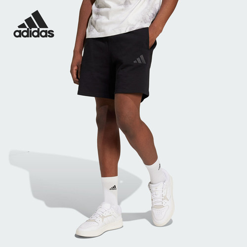 Adidas/阿迪达斯正品新款男士舒适透气运动健身短裤IX1247