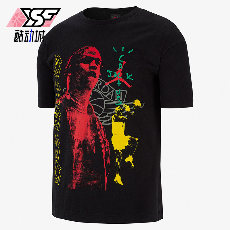 Nike/耐克正品JORDAN男士训练篮球运动透气图案短袖CK4029-010
