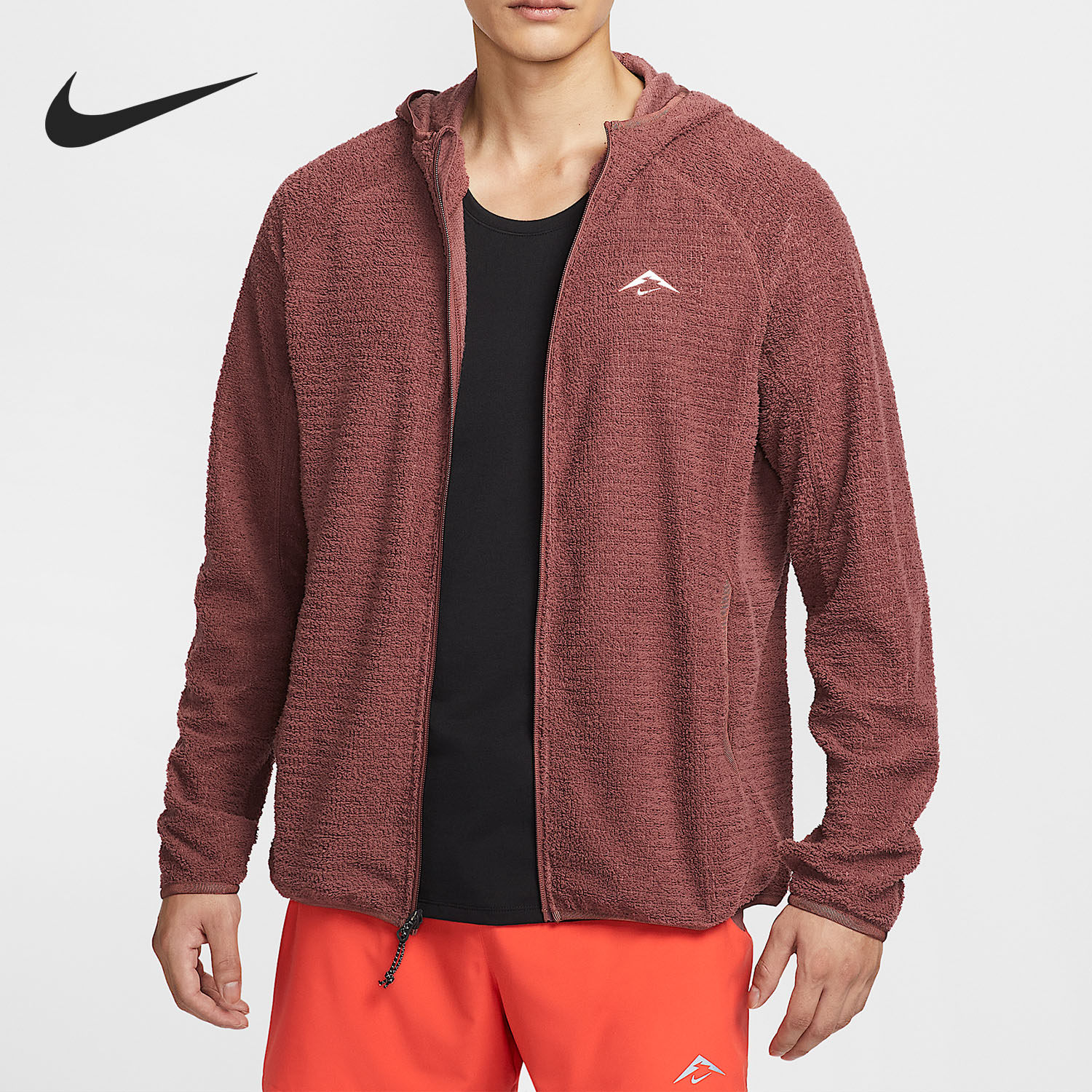 Nike/耐克正品Trail Dri-FIT男士运动加绒跑步复古夹克HV2665-218