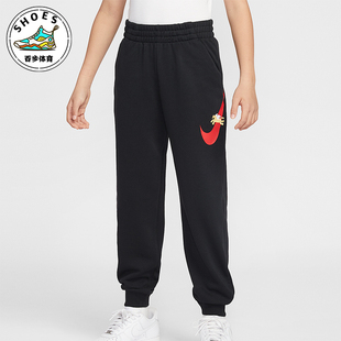 IQ3935 Sportswear大童休闲松紧腰束脚印花长裤 010 耐克正品 Nike