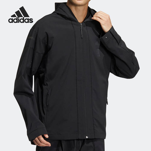 Adidas/阿迪达斯正品秋季新款男子运动宽松连帽外套HM2946