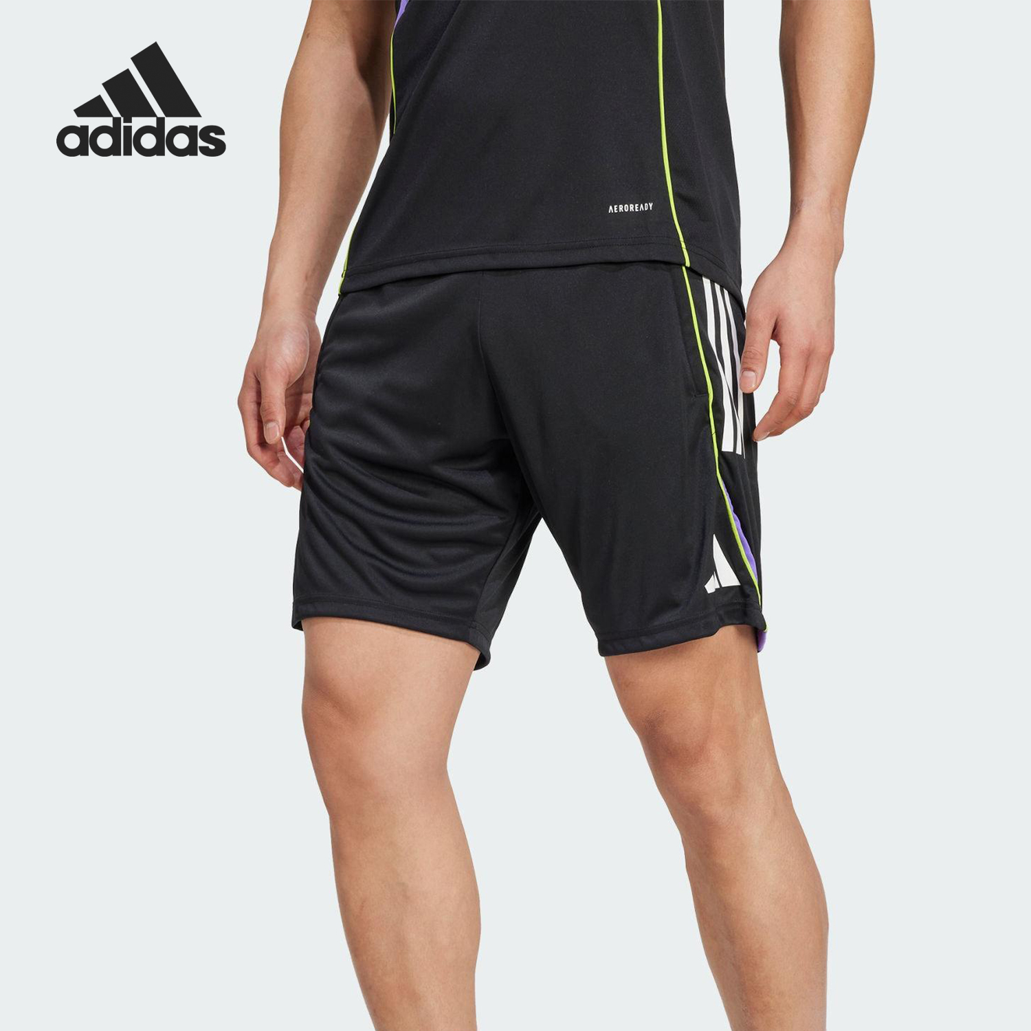 Adidas/阿迪达斯正品夏季男士柔软足球训练运动针织短裤JW4361