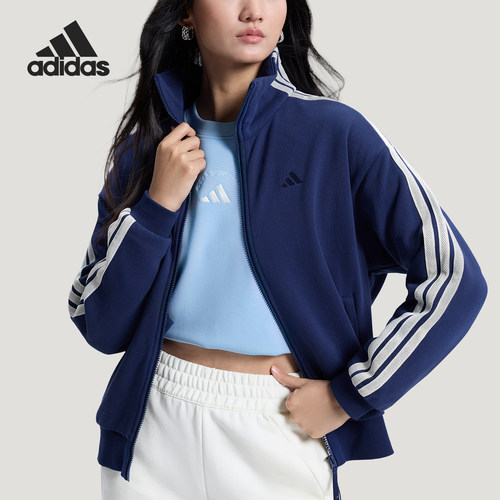 Adidas/阿迪达斯正品3STRIPEKNITJACKET新款女透气夹克外套KS2816