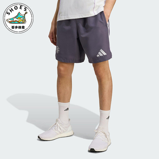 训练足球宽松运动短裤 Adidas JN2826 男士 款 阿迪达斯正品 2025夏季