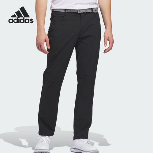 Adidas/阿迪达斯正品2026男士高尔夫梭织训练经典户外长裤KE9529