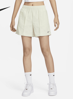 Nike/耐克正品春季新款女士梭织运动中腰休闲短裤FV6623-020