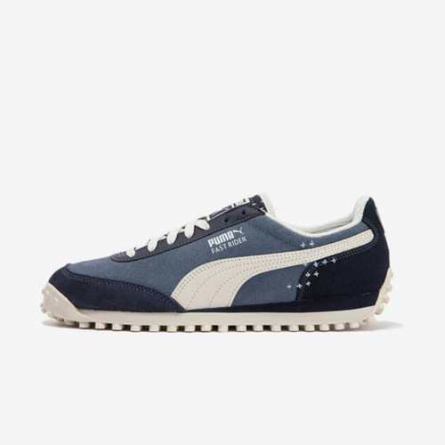 Puma/彪马正品Fast Rider NAVY男女经典复古耐磨休闲鞋396835-01