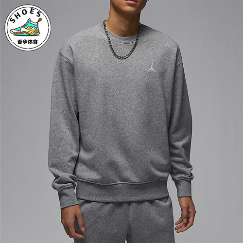 Nike/耐克正品Jordan男士针织宽松经典圆领卫衣FV7296-091