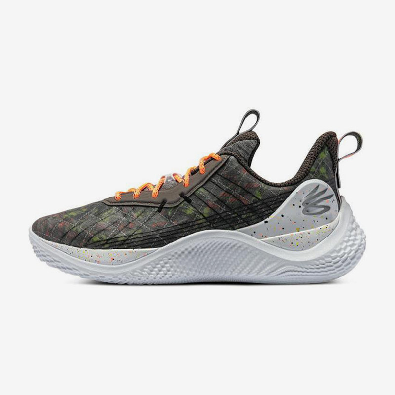 UA/安德玛正品CURRY FLOW 10男女同款系带复古篮球鞋3025623-101