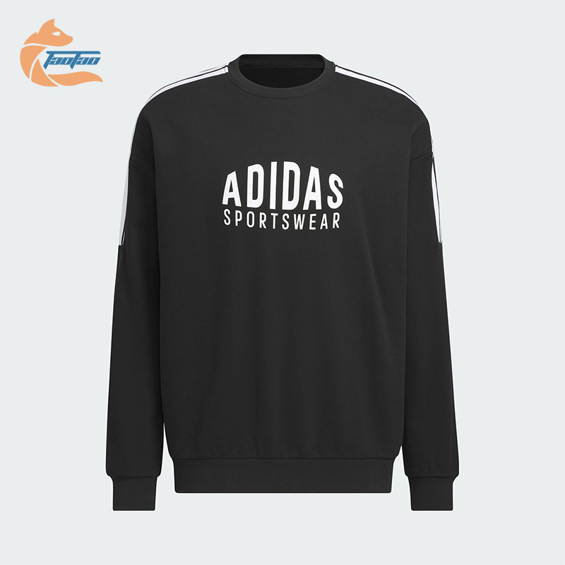 Adidas/阿迪达斯正品V GFX CREW男女运动套头休闲印花卫衣KF5210