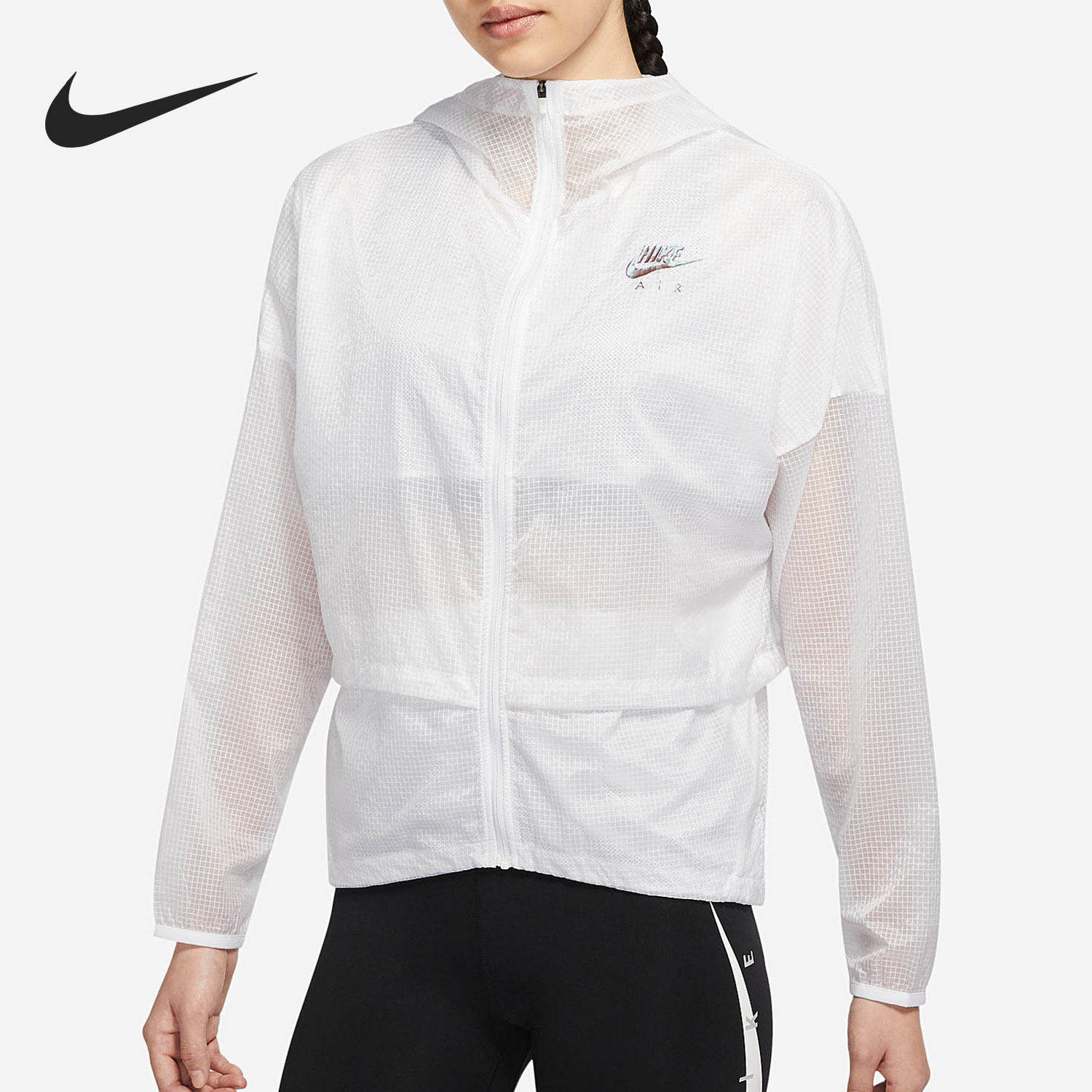 Nike/耐克正品当季新款女子休闲舒适防风连帽外套 DM7794-100,运动服/休闲服装,运动茄克/外套,淘宝优惠券,粉丝福利购,淘宝优惠卷
