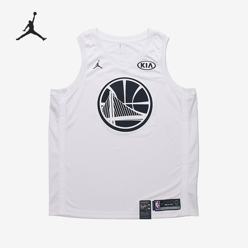 Nike/耐克正品库里全明星30号男子运动球衣背心928874-101
