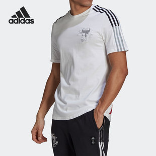 T恤 Adidas 男子休闲运动短袖 26夏季 GL0041 阿迪达斯正品