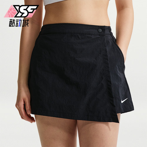 Nike/耐克正品 Sportswear 女士透气中腰简约休闲裤裙IR1649-010