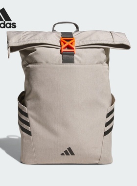 Adidas/阿迪达斯正品ROLLTOP男女大容量运动双肩背包KC0269