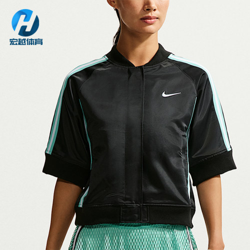 Nike/耐克正品Court Slam女士梭织立领短袖网球T恤IQ2683-010