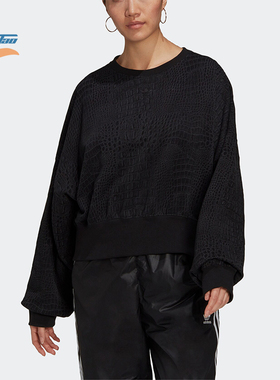 Adidas/阿迪达斯正品SWEATER三叶草女士长袖舒适套头卫衣H20431