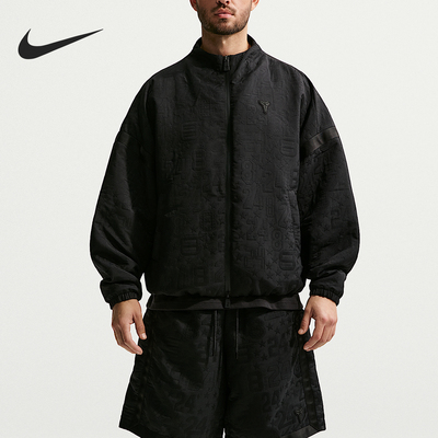 Nike/耐克正品男士时尚立领拉链宽松长袖夹克外套IF3367-010