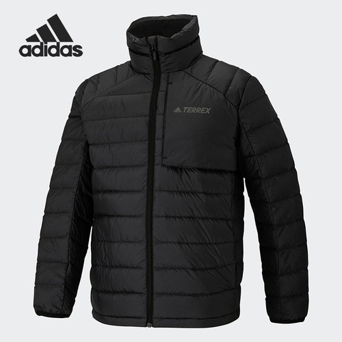 Adidas/阿迪达斯正品当季新款男子保暖运动立领羽绒服HE3686