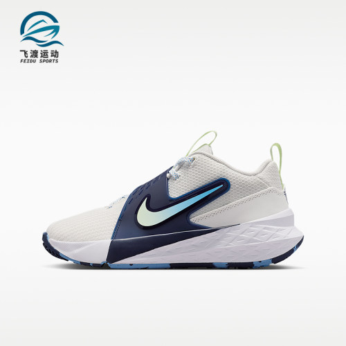 Nike/耐克正品TeamHustleD12新款儿童经典白蓝色篮球鞋HF6279-104