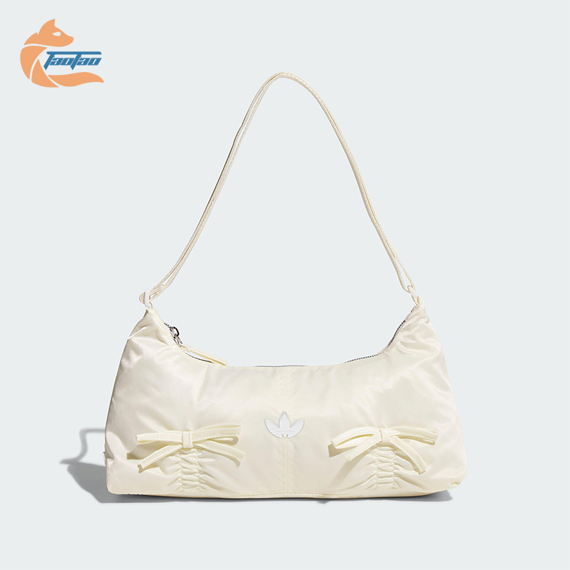 Adidas/阿迪达斯正品三叶草女士经典蝴蝶结法棍单肩挎包KC2769